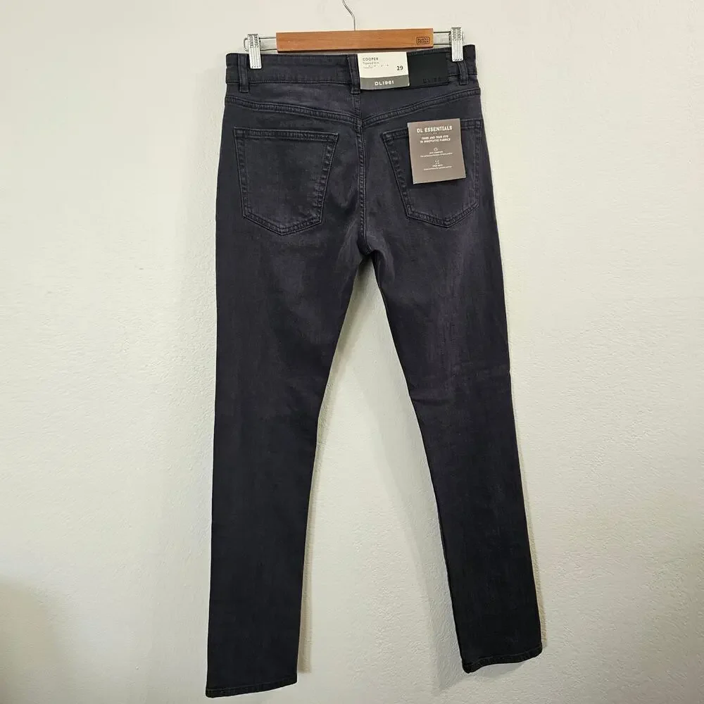 DL1961 Cooper Tapered Slim Jean in Ominous Gray Size 29x32 NWT